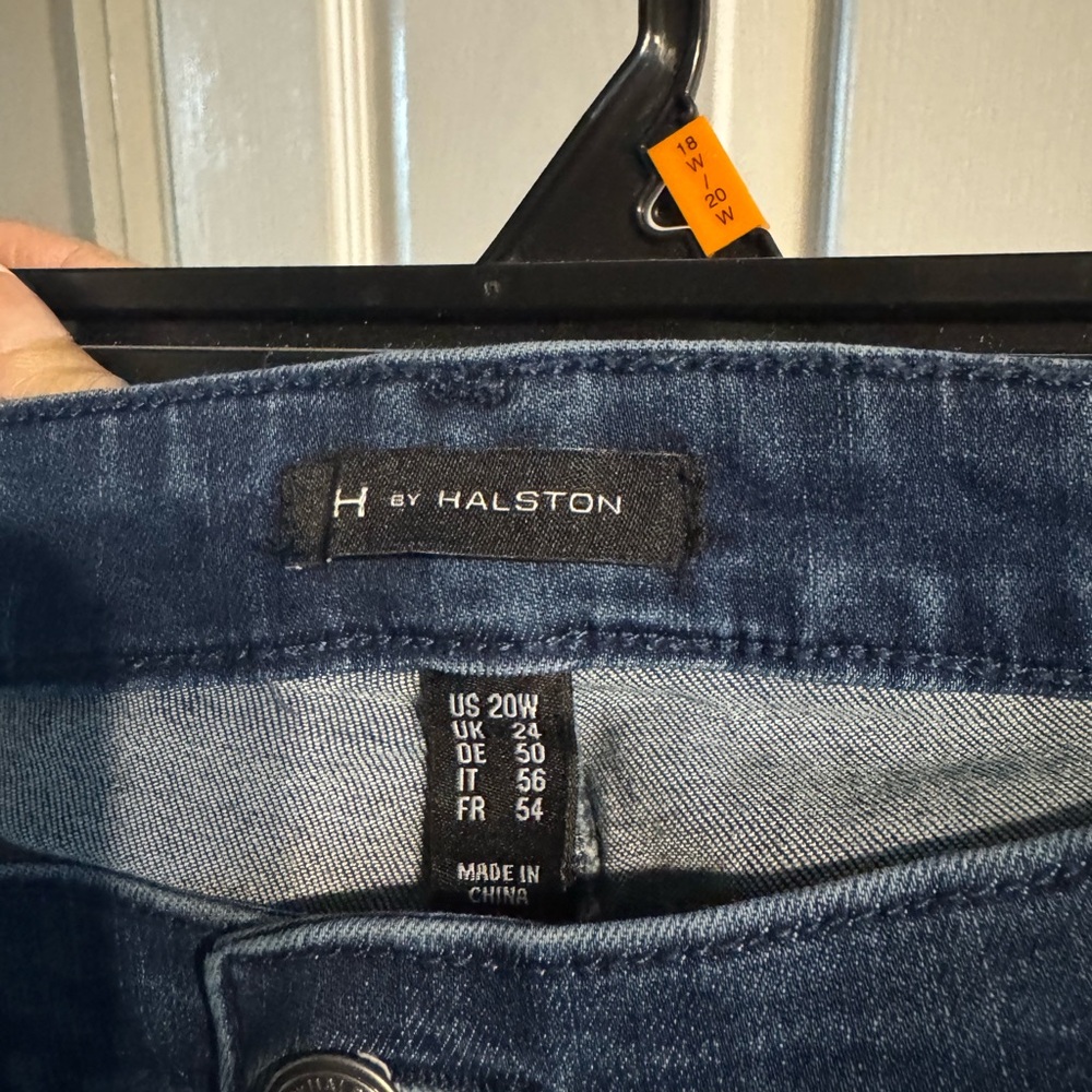 Halston Heritage womens Blue Jeans